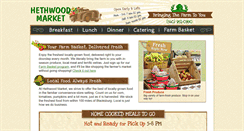 Desktop Screenshot of hethwoodmarket.com